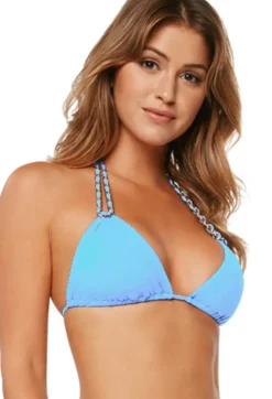 Baby Blue Mariposa Chain Halter