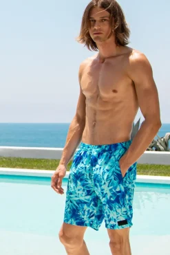 Blue Bali Pull on Trunks