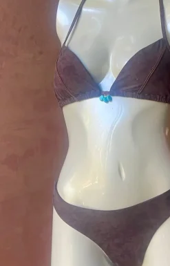 Choc Brown Suede BikinI