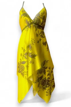 Designer Silk Dress- Leopard