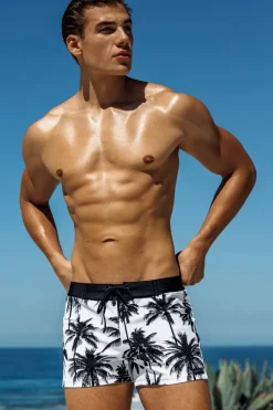 White Varenna Retro Lycra Swimmer